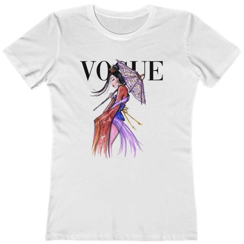 Women’s Fashion Princess Vogue Short Sleeve Tee